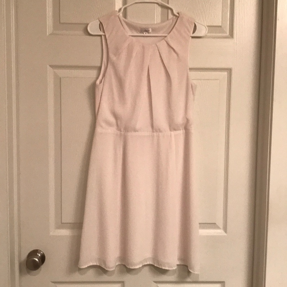 Charming Charlie cream dress